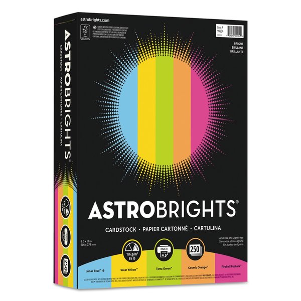 Astrobrights Paper, Astrobights, 65#, Ast, PK250 99904